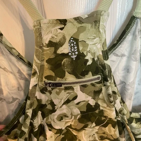 FP Movement by Free People Green and White Floral Hotshot mini dress - Picture 5 of 7